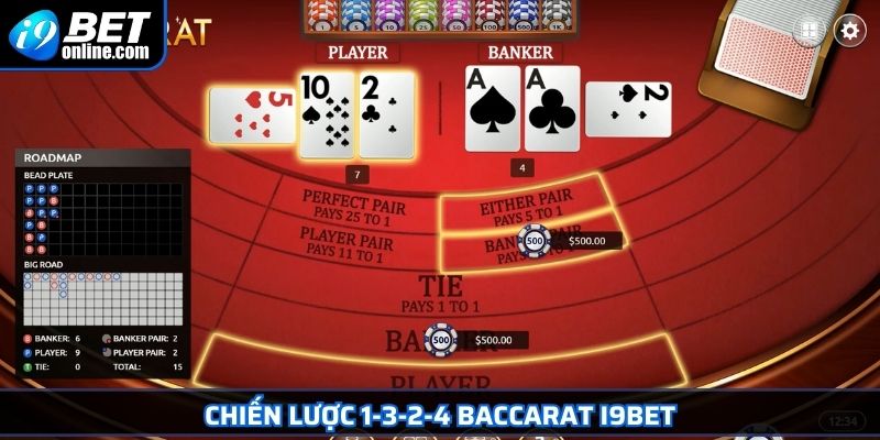 Baccarat I9BET Trò Chơi Đánh Bài Casino Kinh Điển Nhất 2025 4 Chiến lược 1-3-2-4 Baccarat I9BET