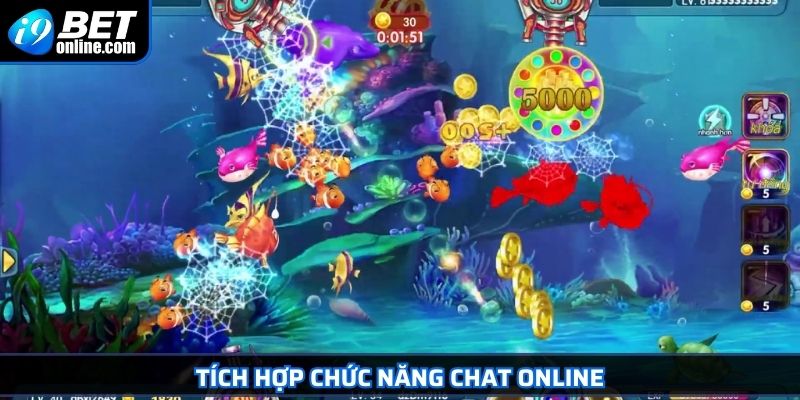 Bắn Cá Xèng I9BET - Trò Chơi Hấp Dẫn Cùng Chiến Thuật Tối Ưu 3 Tích hợp chức năng chat online