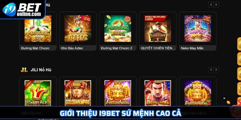 Giới Thiệu i9BET 2 Giới thiệu I9BET sứ mệnh cao cả