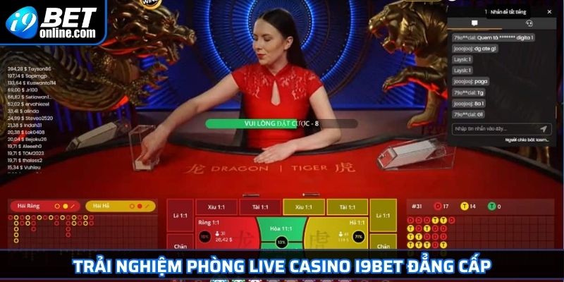 Live Casino I9BET Trải Nghiệm Sòng Bài Đỉnh Cao Ngay Tại Nhà 3 Trải nghiệm phòng Live Casino I9BET đẳng cấp